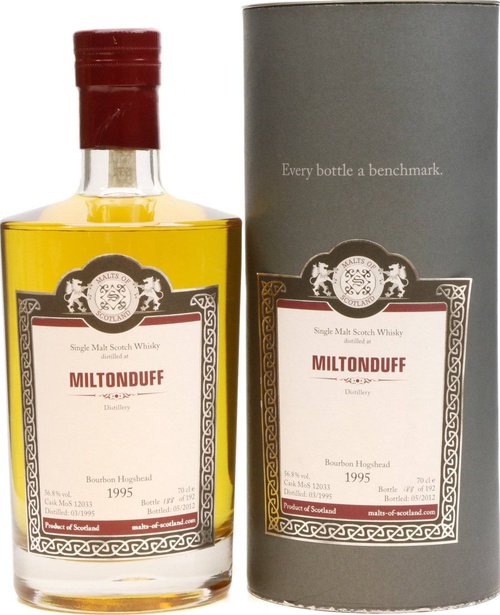 Miltonduff 1995 MoS Bourbon Hogshead 56.8% 700ml