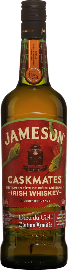 Jameson Caskmates Dieu du Ciel Edition Limitee Imperial Stout Beer Finish 40% 750ml
