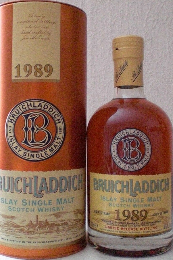 Bruichladdich 1989 Limited Release 46% 700ml