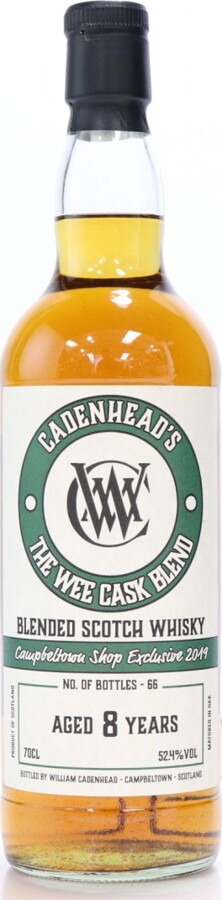 Cadenhead's 8yo CA The Wee Cask Blend 52.4% 700ml