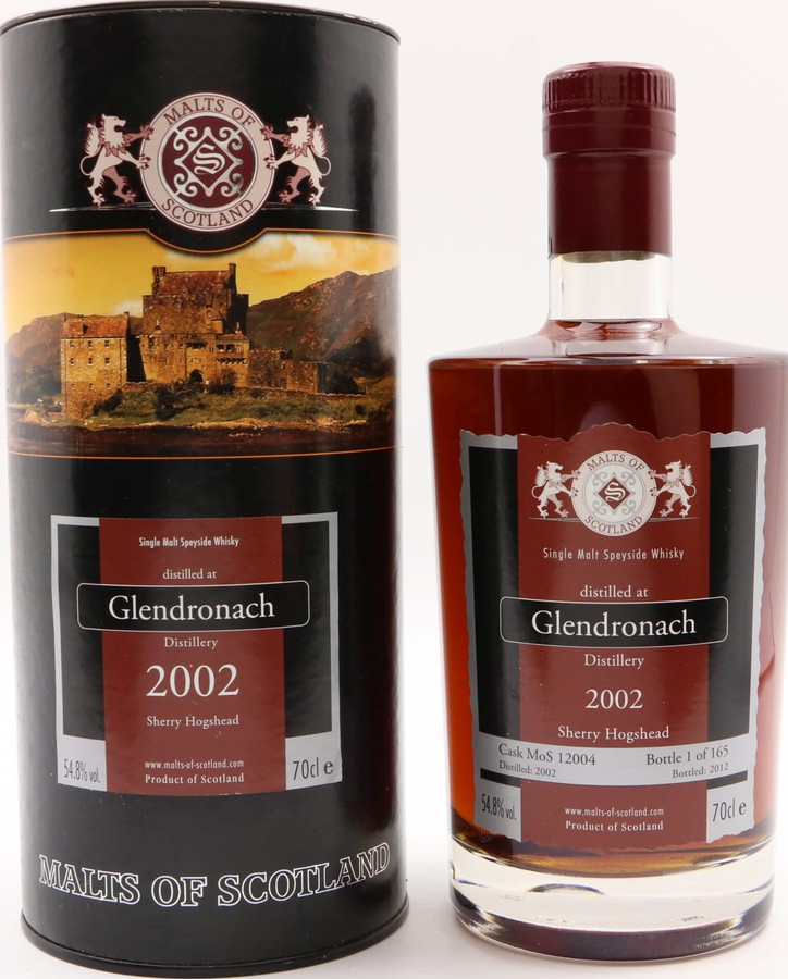 Glendronach 2002 MoS Sherry Hogshead 54.8% 700ml