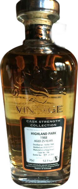 Highland Park 1988 SV Cask Strength Collection #746 53.1% 700ml