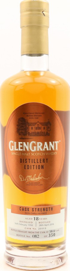 Glen Grant 1998 Distillery Edition #23113 58.6% 500ml