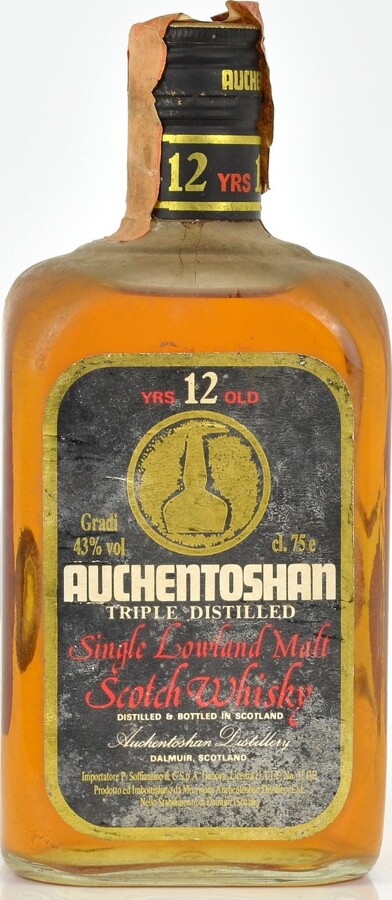 Auchentoshan Single Malt Scotch Whisky 12yo Importe par Auxil 43% 750ml