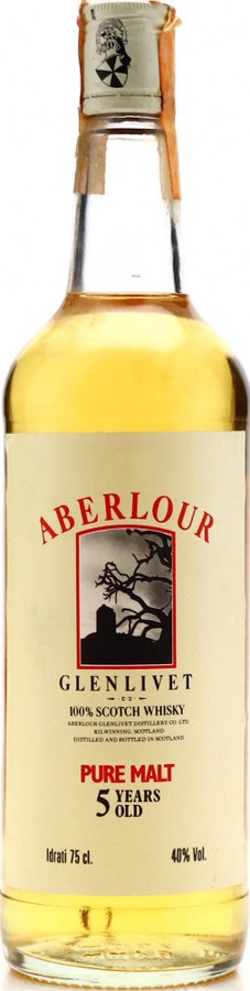 Aberlour 5yo 100% Scotch Whisky Rinaldi Import 40% 750ml