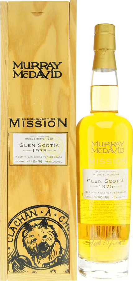 Glen Scotia 1975 MM Mission Selection Number Three Oak Casks 46% 700ml