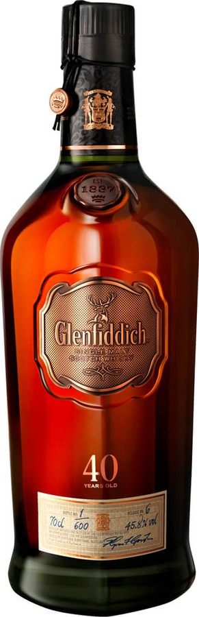 Glenfiddich 40yo Release #6 American & European Oak Casks 45.8% 700ml