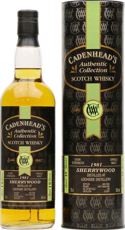 Lochside 1981 CA Authentic Collection Sherrywood 60.9% 700ml