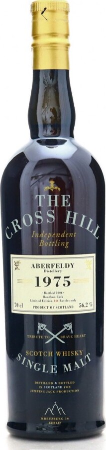 Aberfeldy 1975 JW The Cross Hill 31yo Bourbon Cask 56.2% 700ml