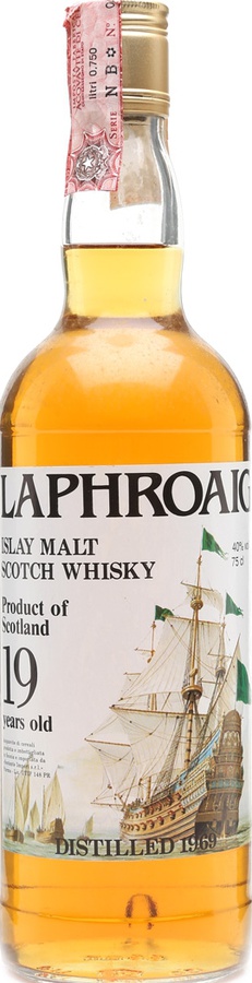 Laphroaig 1969 GM Ship label Screw cap Sestante import 40% 750ml