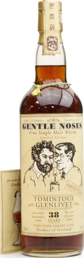Tomintoul 1966 JW Gentle Noses Very Dark Sherry Cask #5260 52% 700ml