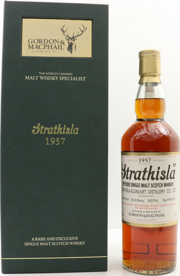 Strathisla 1957 GM Licensed Bottling 1st Fill Sherry Butt #1719 43% 700ml