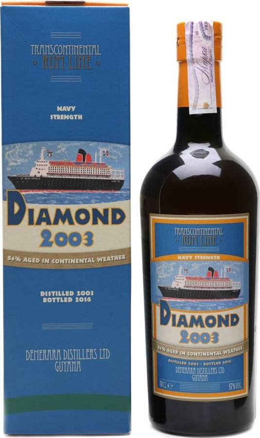 Transcontinental Rum Line 2003 Diamond Line #5 12yo 13yo 57% 700ml
