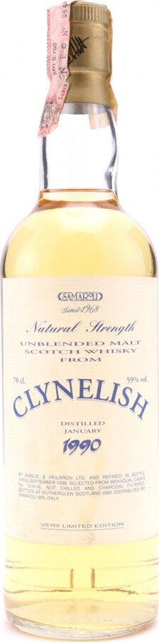 Clynelish 1990 Sa Natural Strength 1015 / 1016 59% 700ml
