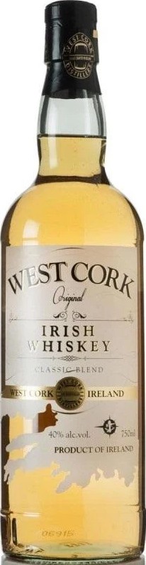 West Cork Original Classic Blend Ex-Bourbon Casks 40% 700ml