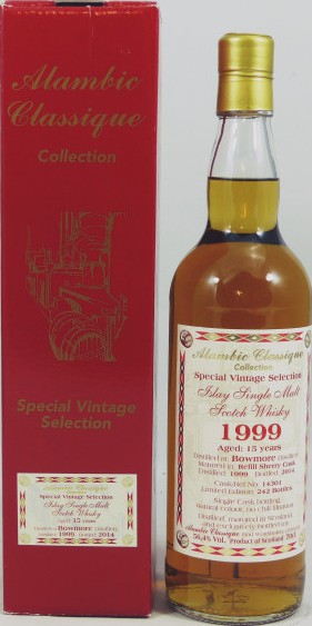 Bowmore 1999 AC Special Vintage Selection Refill Sherry Cask #14301 56.4% 700ml