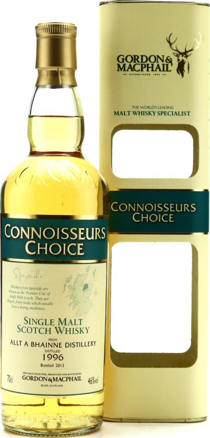 Allt-A-Bhainne 1996 GM Connoisseurs Choice Refill Hogsheads 46% 700ml