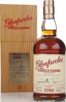 Glenfarclas 1986 The Family Casks Release IX Refill Sherry Butt #4336 58.4% 700ml