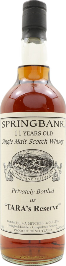 Springbank 1997 Private Bottling 1st Fill Sherry Cask #295 TARA's Reserve 56.9% 700ml