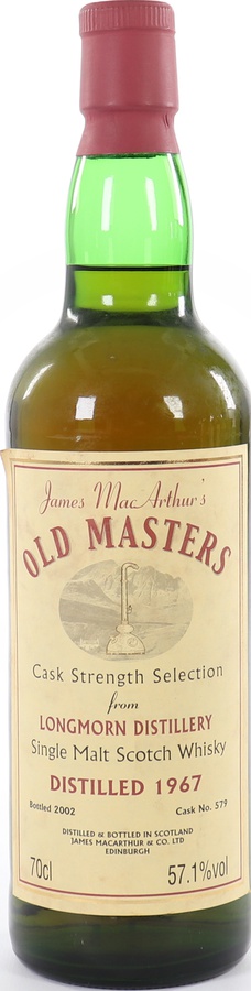 Longmorn 1967 JM Old Masters Cask Strength Selection #579 57.1% 700ml