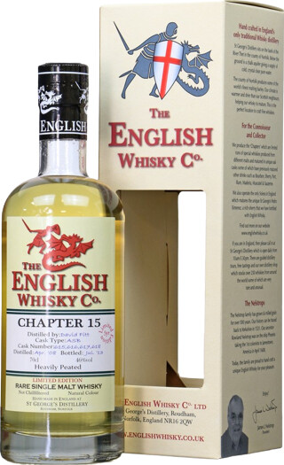 The English Whisky 2008 Chapter 15 Heavily Peated ASB 615, 616, 617, 618 46% 700ml