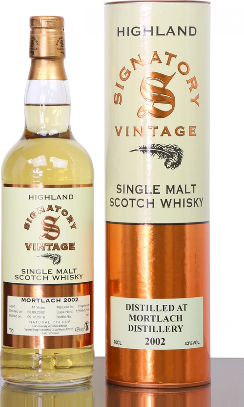 Mortlach 2002 SV Vintage Collection 12598 + 12599 43% 700ml