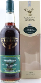 Balmenach 1976 GM Reserve First Fill Sherry Hogshead #1765 Kirsch Import 52.9% 700ml