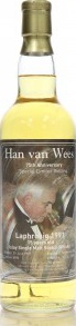 Laphroaig 1991 vW 75th Anniversary of Han van Wees Bourbon barrel #6980 57.2% 700ml