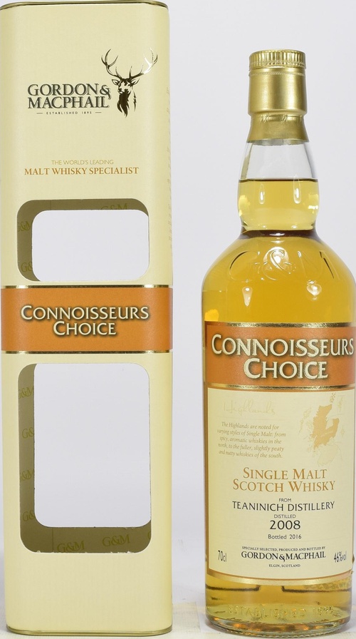 Teaninich 2008 GM Connoisseurs Choice 46% 700ml