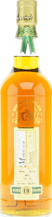 Mortlach 1993 DT Rare Auld Sherry cask #4462 55.1% 700ml