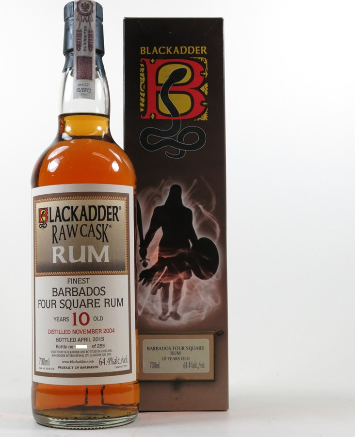 Blackadder 2004 Raw Cask Barbados Four Square Rum 10yo 64.4% 700ml