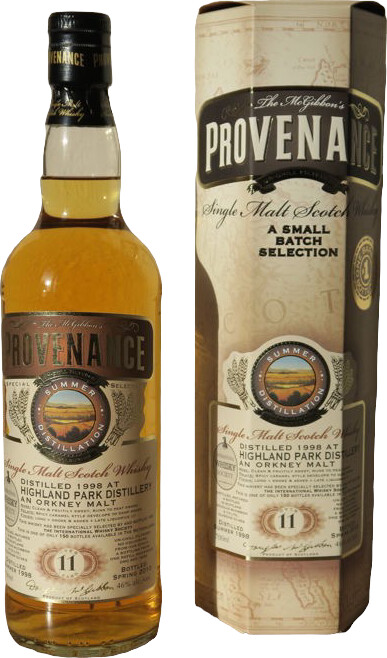 Highland Park 1998 McG Provenance for International Whisky Society 11yo Refill Hogshead DMG 5836 46% 700ml