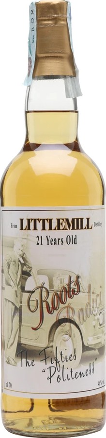 Littlemill 1992 HSC Roots-Radici The Fifties Politeness #503 GluGlu2000 Malt Whisky Club 46% 700ml