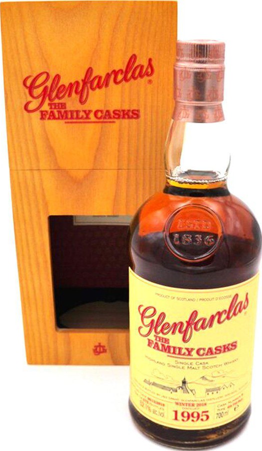 Glenfarclas 1995 The Family Casks Release W15 Sherry Butt #6640 52.1% 700ml