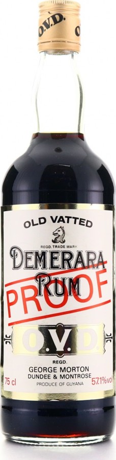 George Morton OVD Old Vatted Demerara Proof 57.1% 750ml