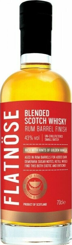 Flatnose Blended Scotch Whisky TIB Rum Barrel Finish 43% 700ml