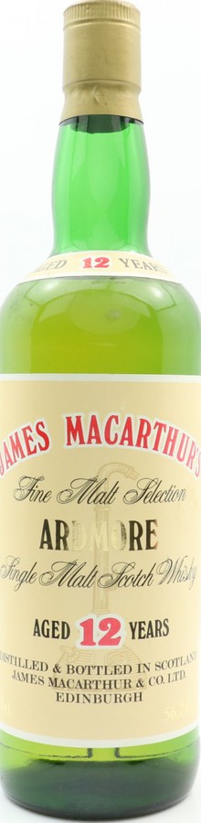 Ardmore 12yo JM Fine Malt Selection 56.2% 750ml
