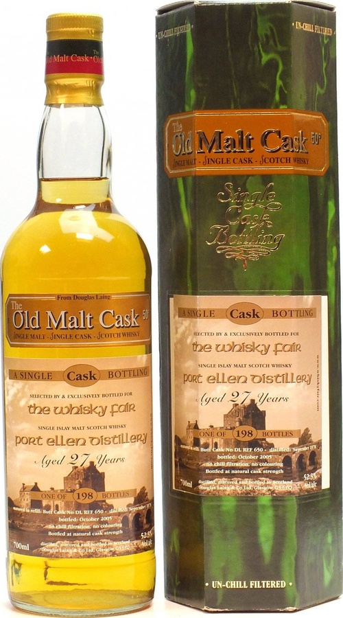 Port Ellen 1978 DL Old Malt Cask Butt The Whisky Fair 52.3% 700ml