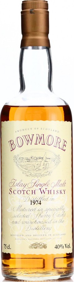 Bowmore 1974 Sherry Casks 40% 750ml