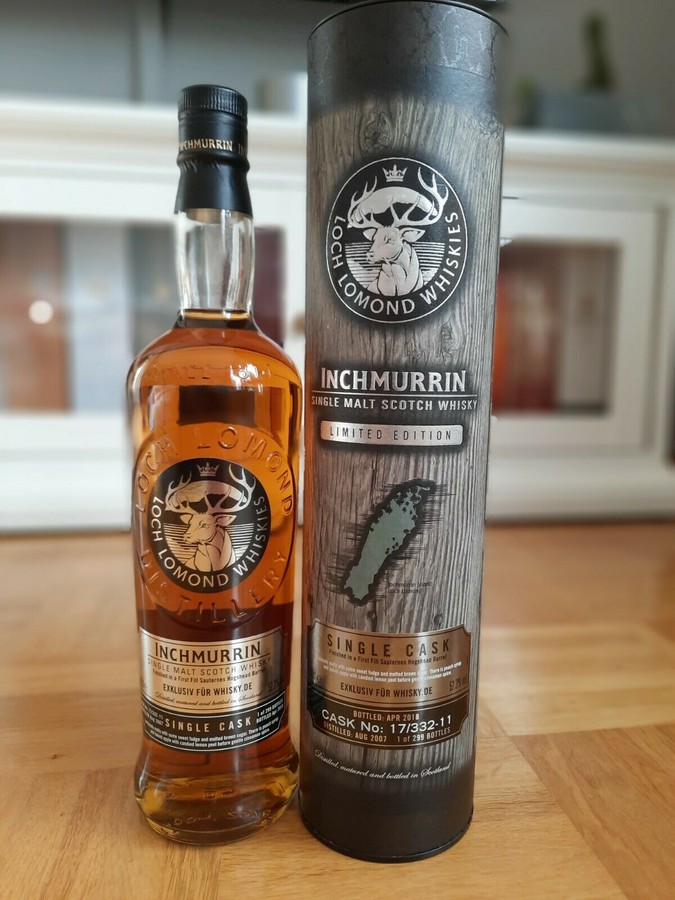 Inchmurrin 2007 Limited Edition Single Cask 17/332-11 whisky.de Exclusive 52.3% 700ml
