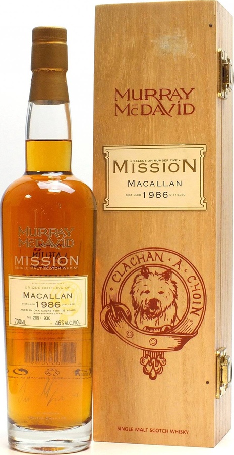Macallan 1986 MM Mission Selection Number Five Bourbon Port 46% 700ml