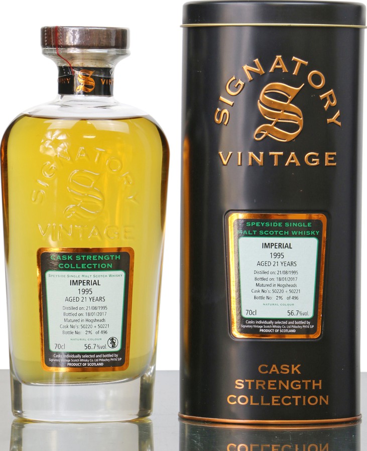Imperial 1995 SV Cask Strength Collection 50220 & 50221 56.7% 700ml