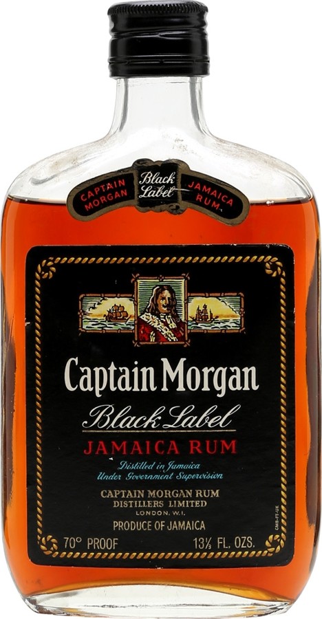 Rum Morgan Jamaica Label Black Spirit 375ml - Captain 40% Radar