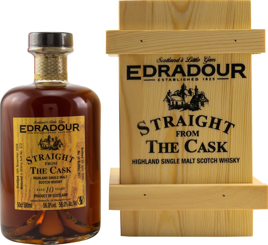 Edradour 2009 Straight From The Cask Sherry Cask Matured #372 56% 500ml