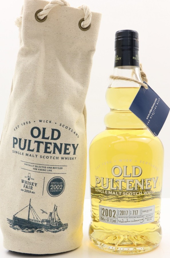 Old Pulteney 2002 Single Cask American Oak Ex-Bourbon #717 Viking Line Cinderella Whisky Fair 2018 57.1% 700ml