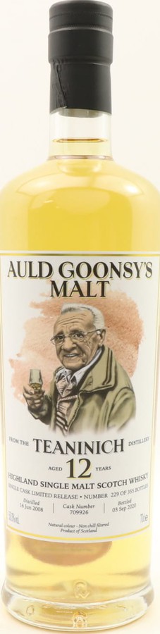 Teaninich 2008 GWhL Auld Goonsy's Malt #709926 50% 700ml