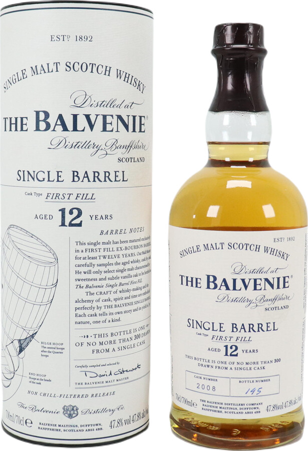 Balvenie 12yo Single Barrel #3191 47.8% 700ml