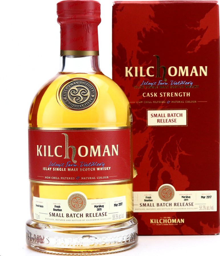 Kilchoman 2011 Small Batch Release Fresh Bourbon Casks 58.3% 700ml