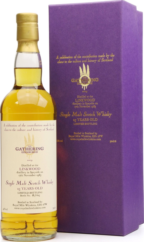 Linkwood 1983 RM for The Gathering 2009 46% 700ml