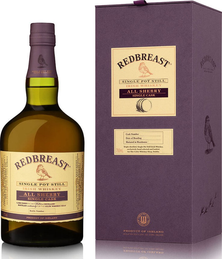 Redbreast 1997 All Sherry Single Cask #42884 Celtic Whiskey Shop Exclusive 58.2% 700ml